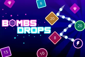 Bombs Drops - Physics balls